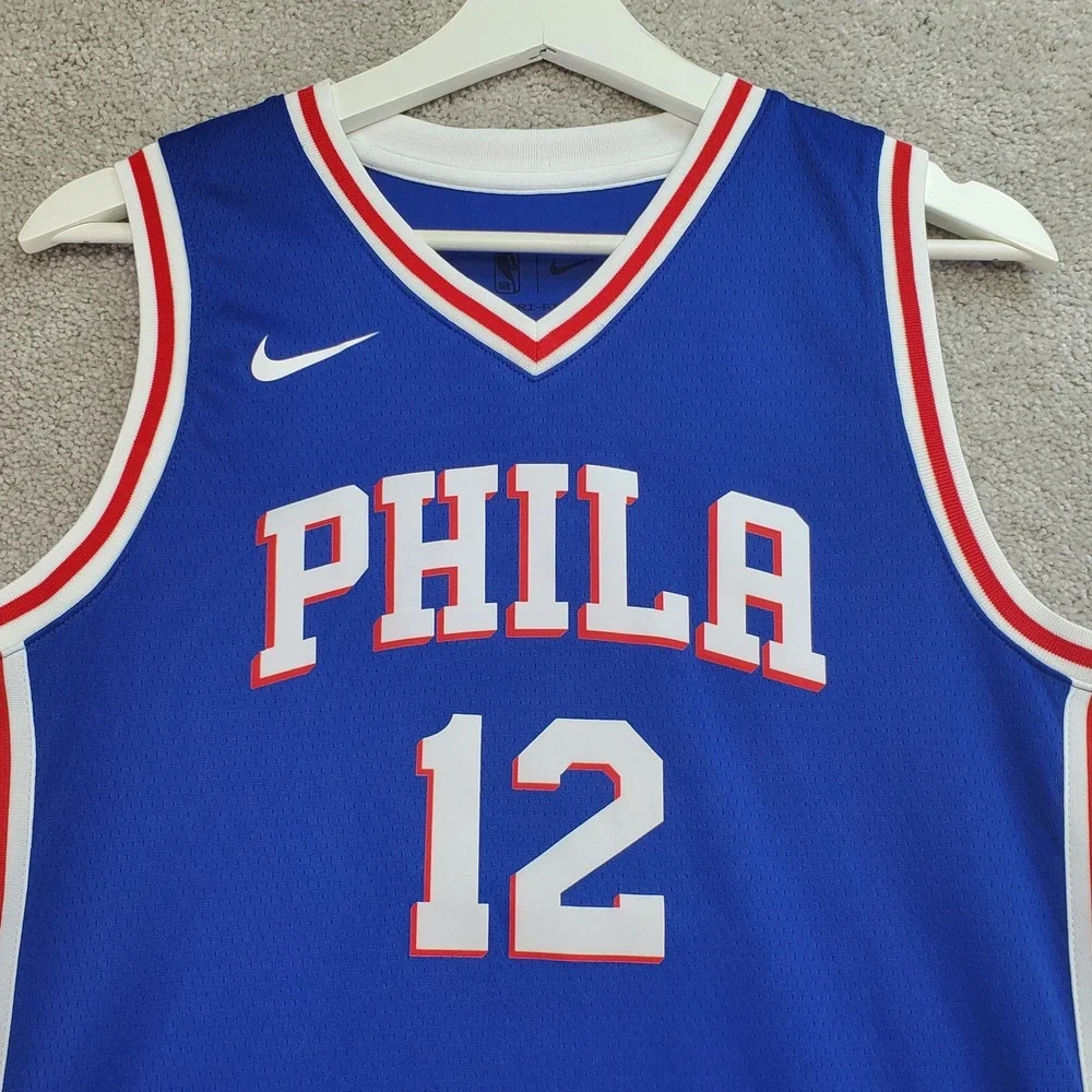 Nike NBA Philadelphia‎ 76ers Tobias Harris Basketball Jersey Blue Boys Large